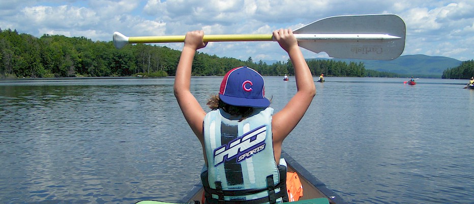 The first morning of a 2-day overnight canoe trip - the adventure begins!