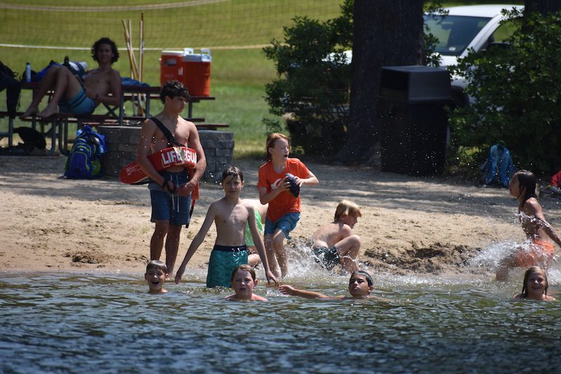 overnight boys summer camp swim activities